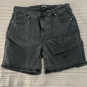 Buffalo David Bitton Charcoal Denim Shorts